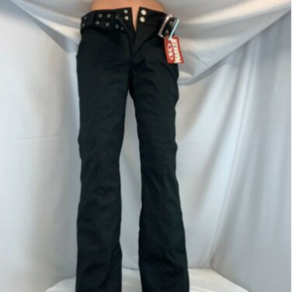 Marker ski pants - Black corduroy: Size 4